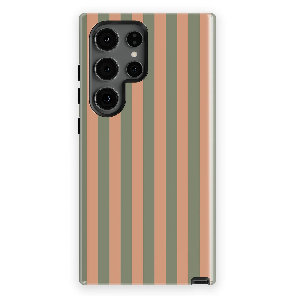 Stripes - Sweet Sage - Green/Pink/Multicolor case for Galaxy S24 Ultra - Image 1