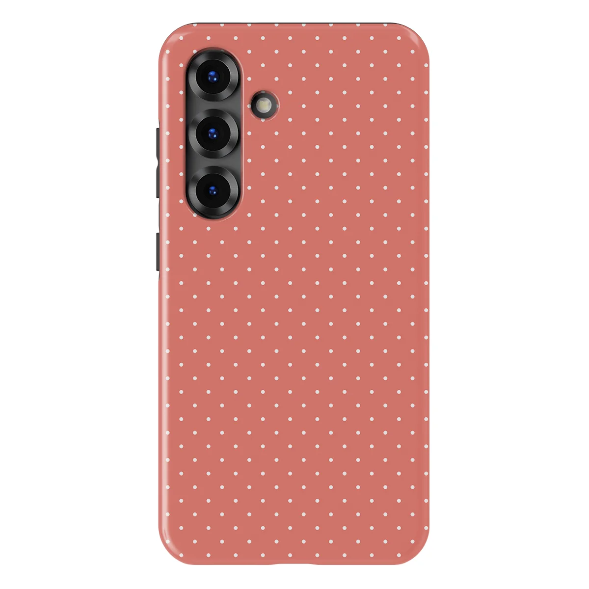 Micro Polka - Soft Coral - Pink case for Galaxy S25 FE - Image 1