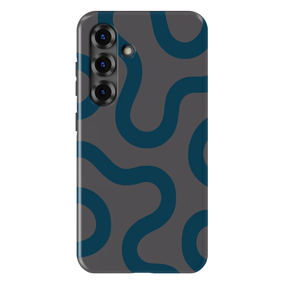 Motion Flow - Shadow Waves - Grey/Blue case for Galaxy S25 FE - Image 1