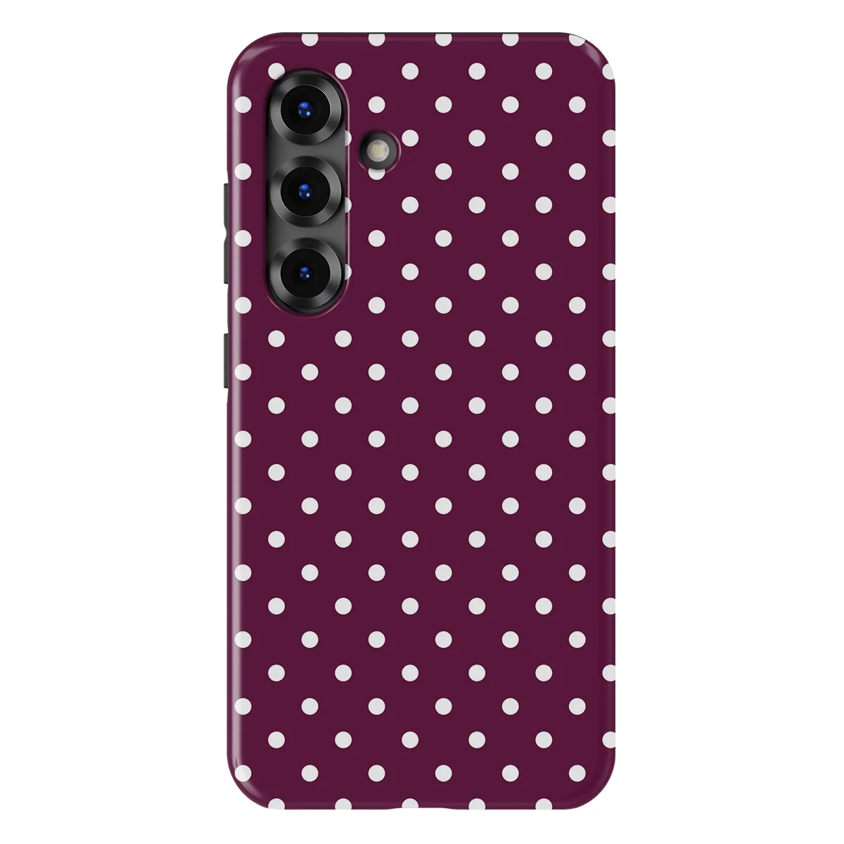 Polka Dots - Purple Pop - Purple/White case for Galaxy S25 FE - Image 1