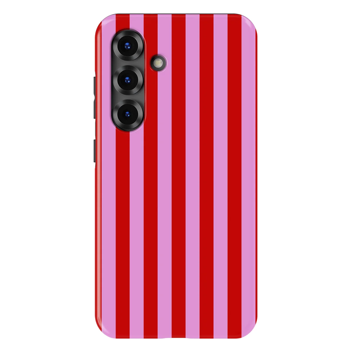 Stripes - Candy Stripes - Red/Pink/Multicolor case for Galaxy S25 FE - Image 1