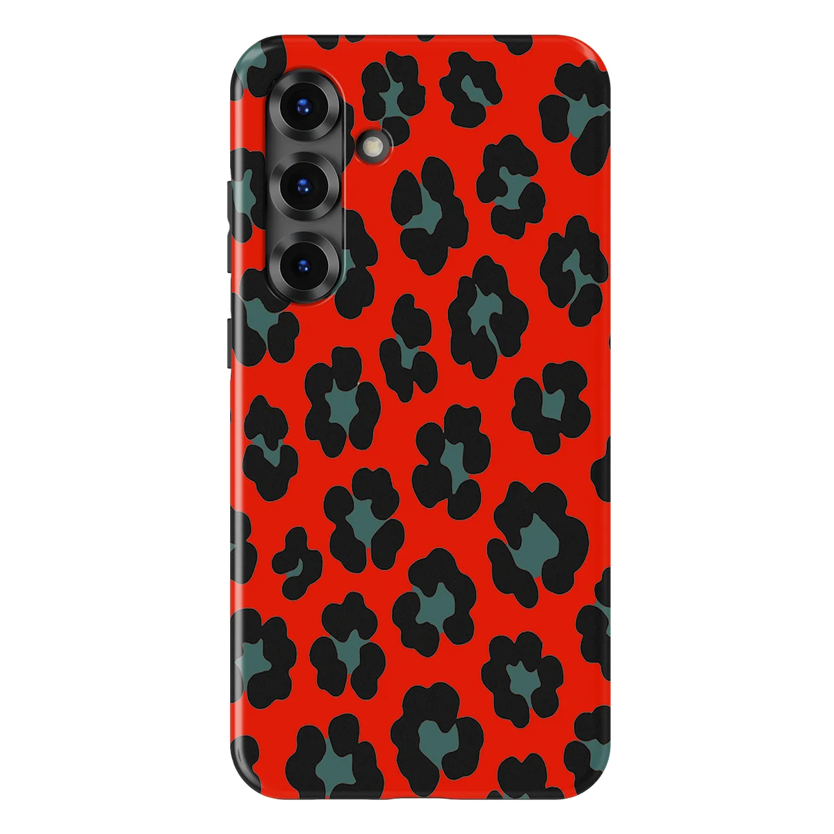 Animals - Jungle Blaze - Red/Blue case for Galaxy S25 Plus - Image 1