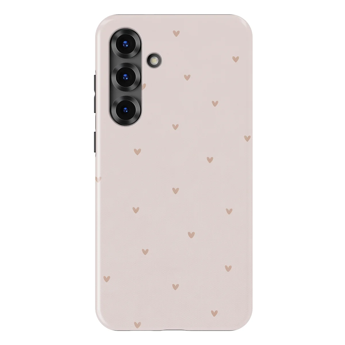 Little Love - Sanded Hearts - Pink case for Galaxy S25 Plus - Image 1