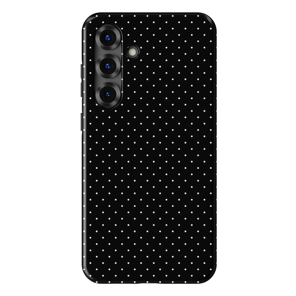Micro Polka - Mono Chic - Black case for Galaxy S25 Plus - Image 1
