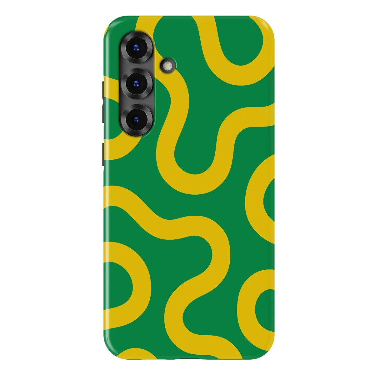 Motion Flow - Reggae Flow - Green/Yellow case for Galaxy S25 Plus - Image 1