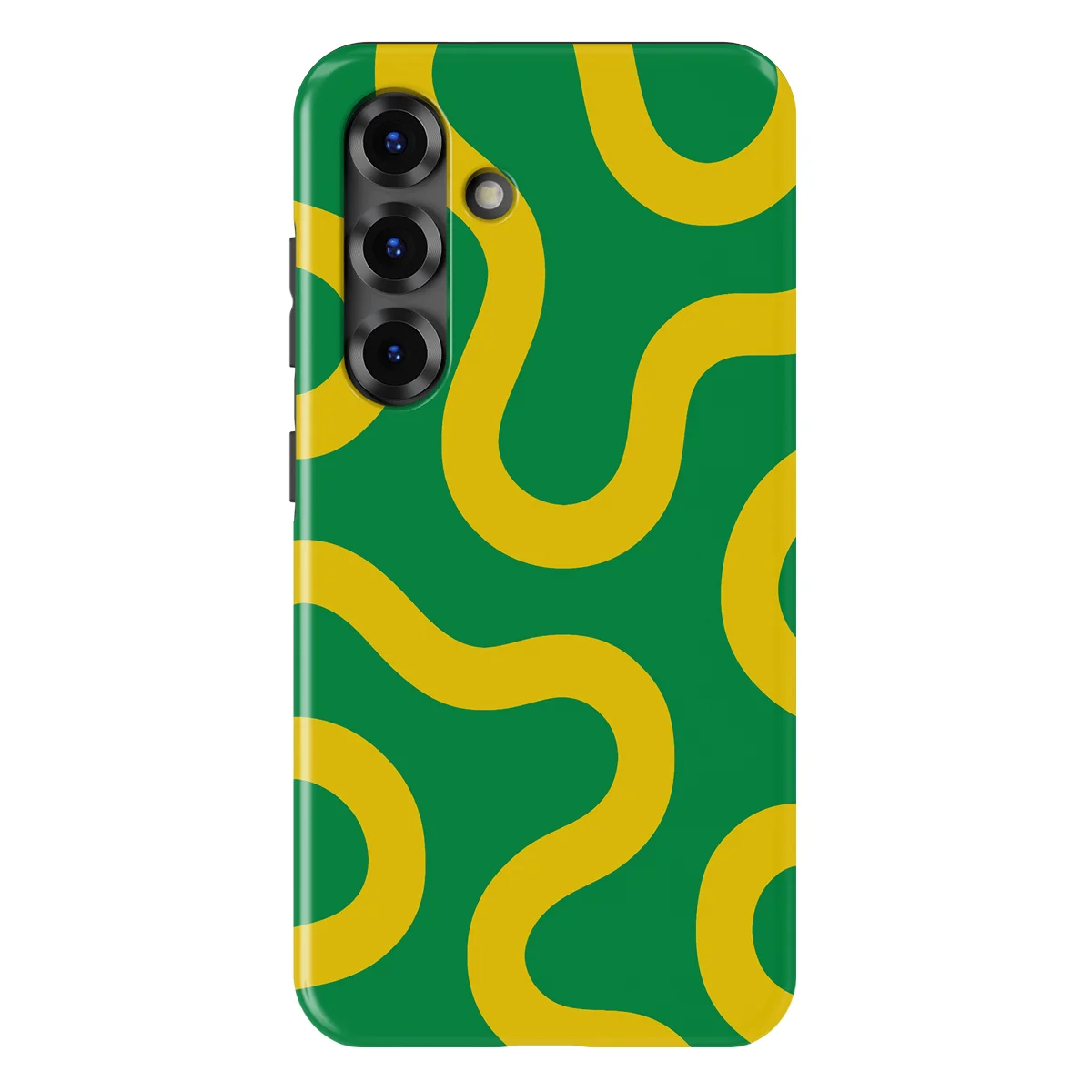 Motion Flow - Reggae Flow - Green/Yellow case for Galaxy S25 - Image 1