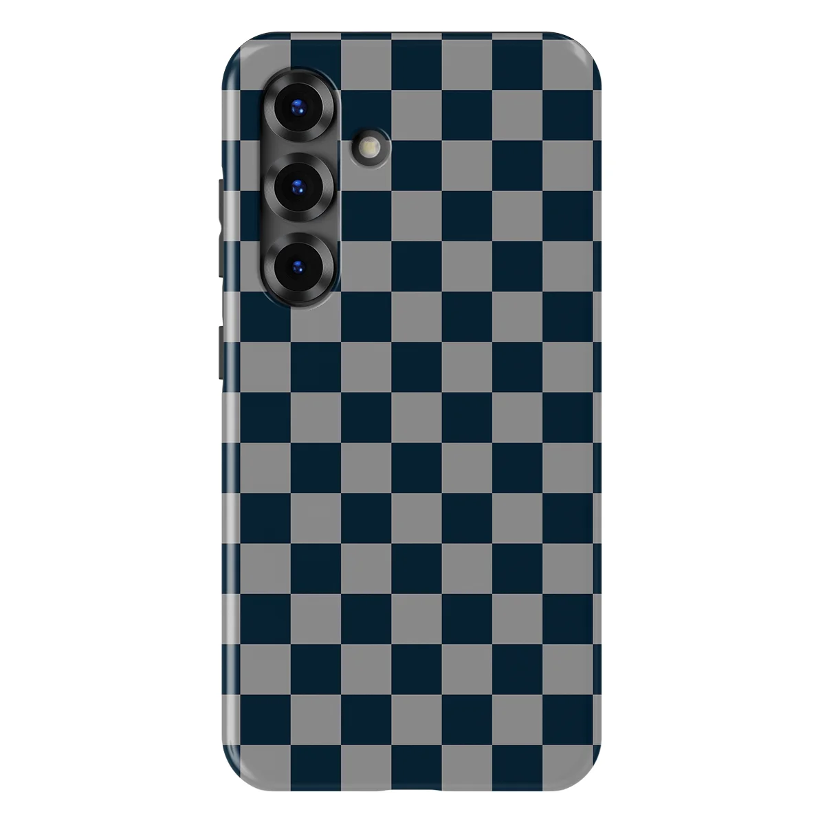 Tiny Squares - Urban Grid - Blue/Grey/Multicolor case for Galaxy S25 - Image 1