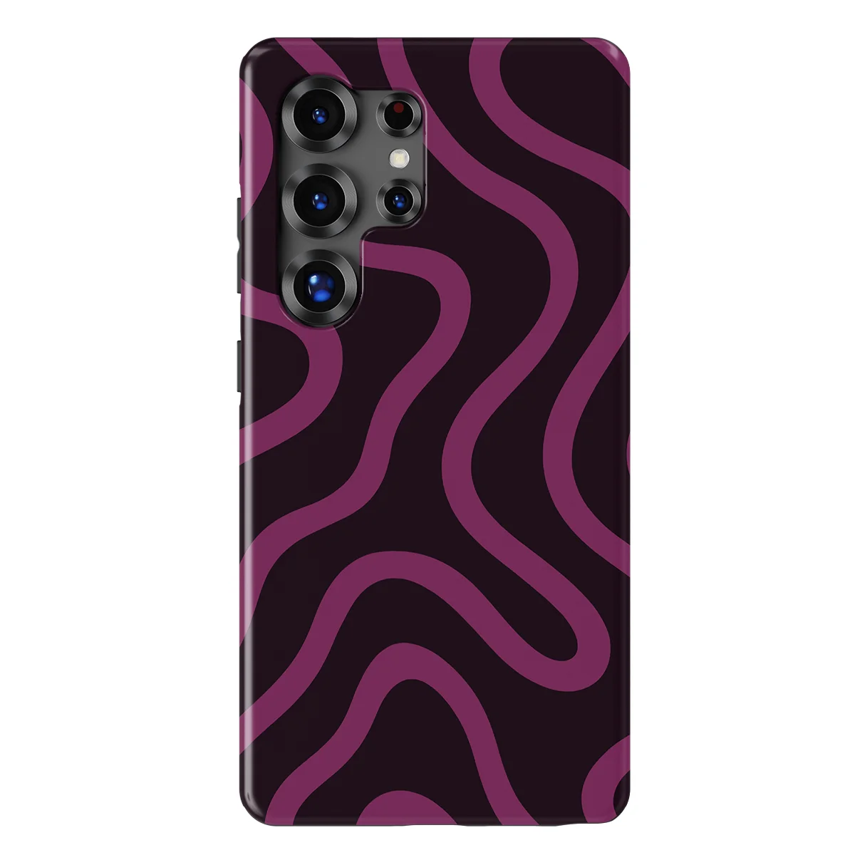 Curvy Lines - Velvet Mood - Purple/Pink case for Galaxy S25 Ultra - Image 1