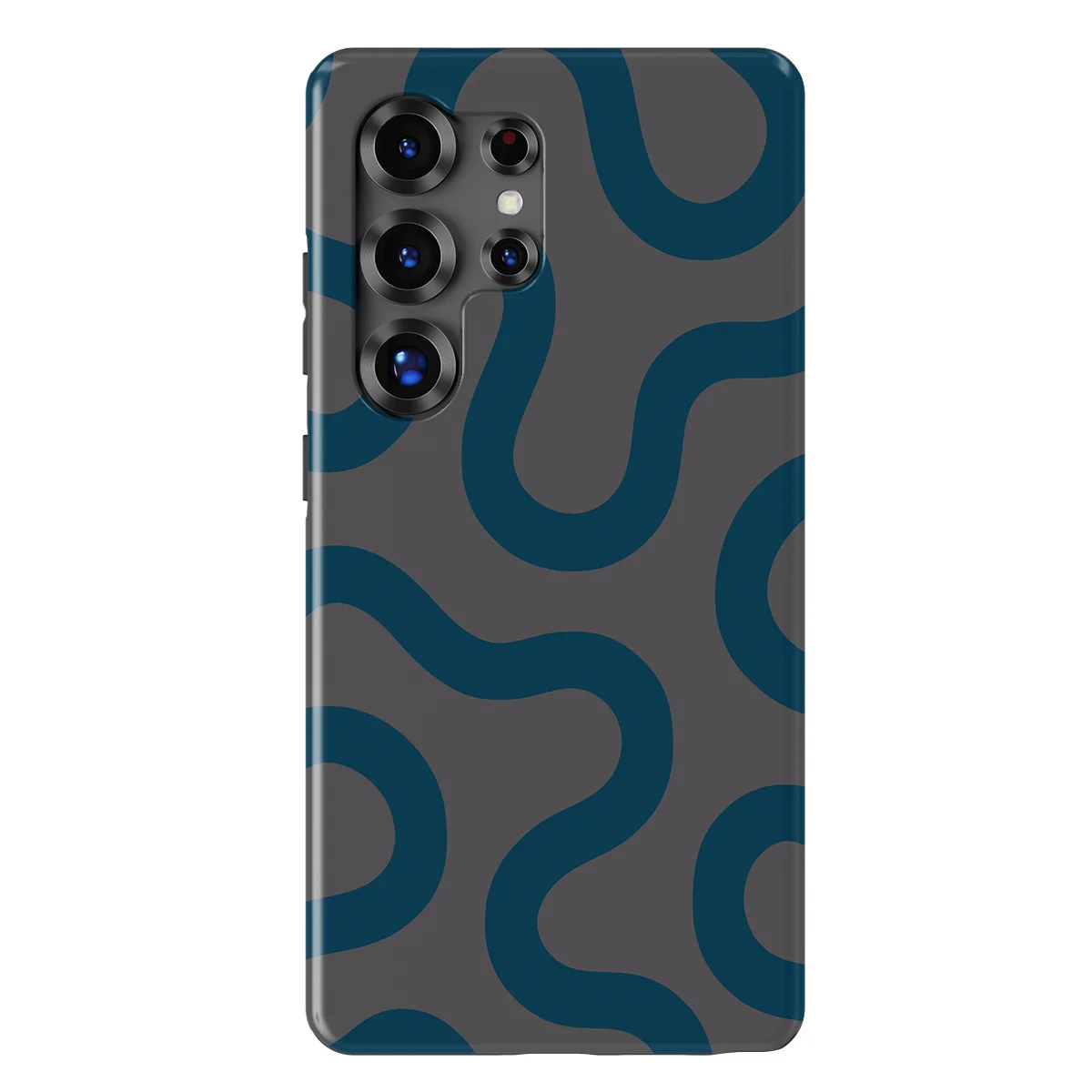Motion Flow - Shadow Waves - Grey/Blue case for Galaxy S25 Ultra - Image 1