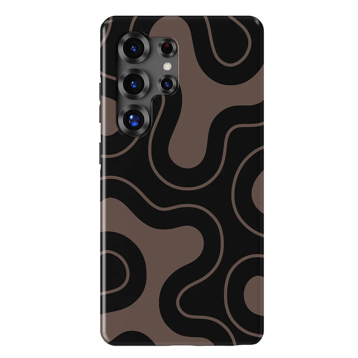 Motion Flow - Wander Lines - Black/Grey case for Galaxy S25 Ultra - Image 1