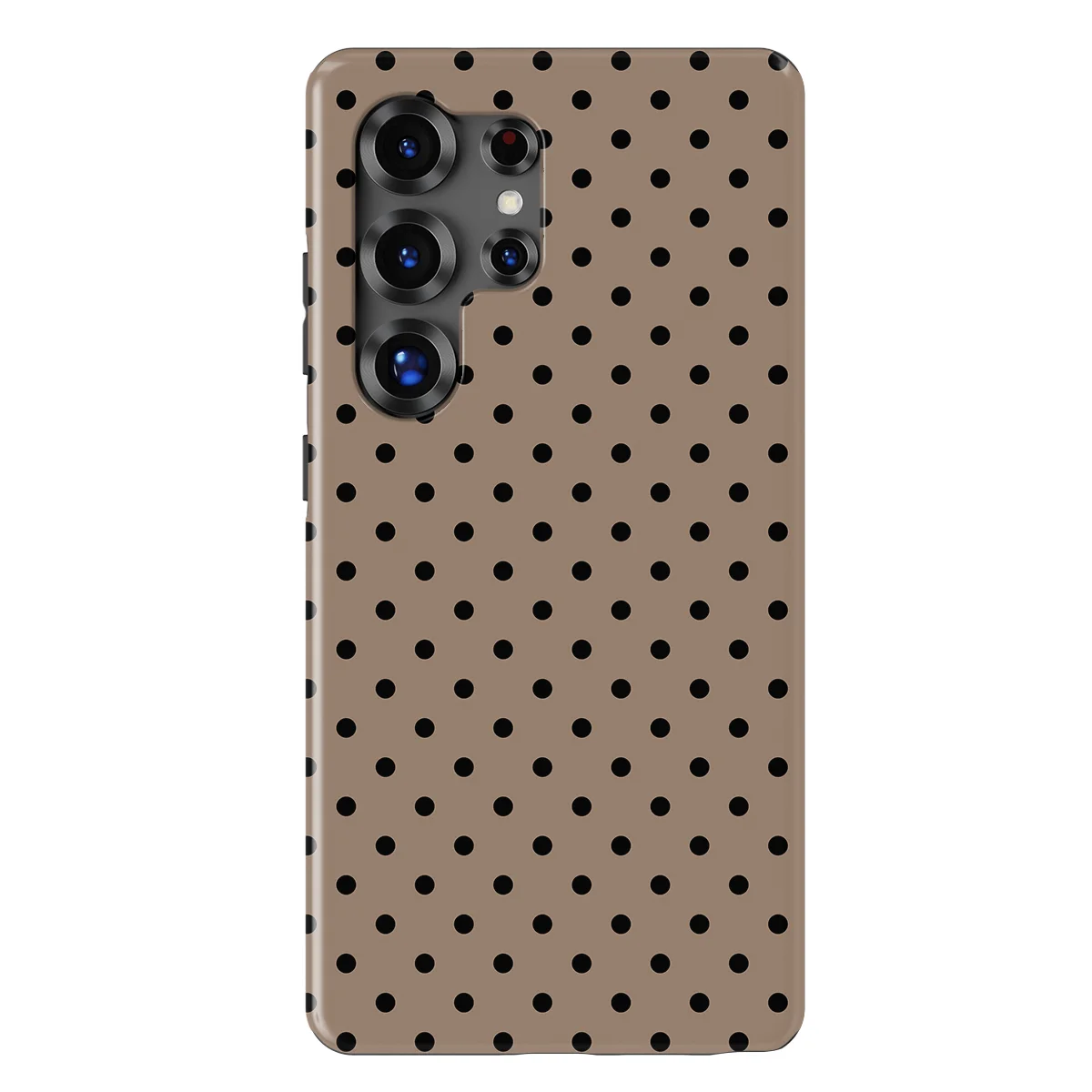 Polka Dots - Cacoa Noir - Brown/Black case for Galaxy S25 Ultra - Image 1
