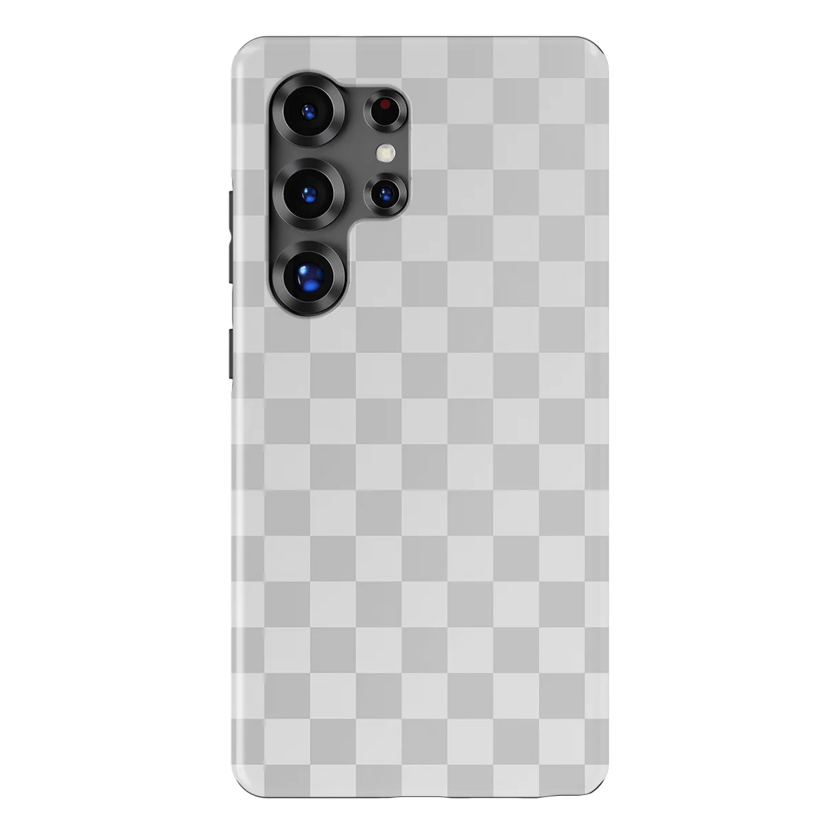 Tiny Squares - Ivory Squares - White/Grey for Galaxy S25 Ultra
