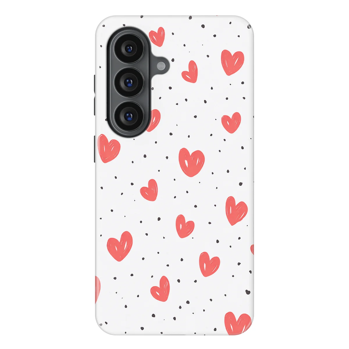 Little Love - Cherry Hearts - White/Red/Multicolor case for Galaxy S26 Plus - Image 1
