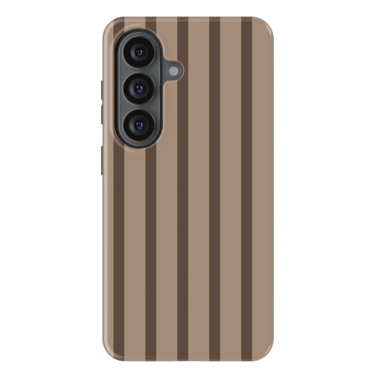 Stripes - Truffle Touch - Brown case for Galaxy S26 Plus - Image 1