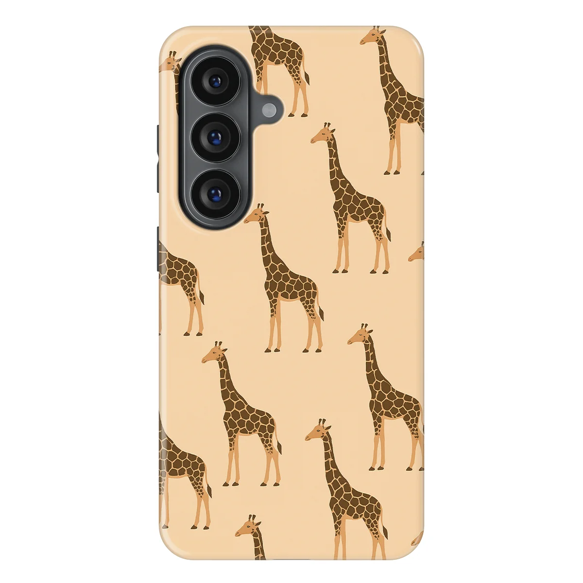 Animals - Giraffe - Beige/Yellow case for Galaxy S26 - Image 1
