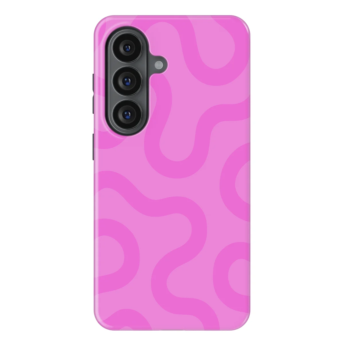 Motion Flow - Bubble Waves - Pink case for Galaxy S26 - Image 1