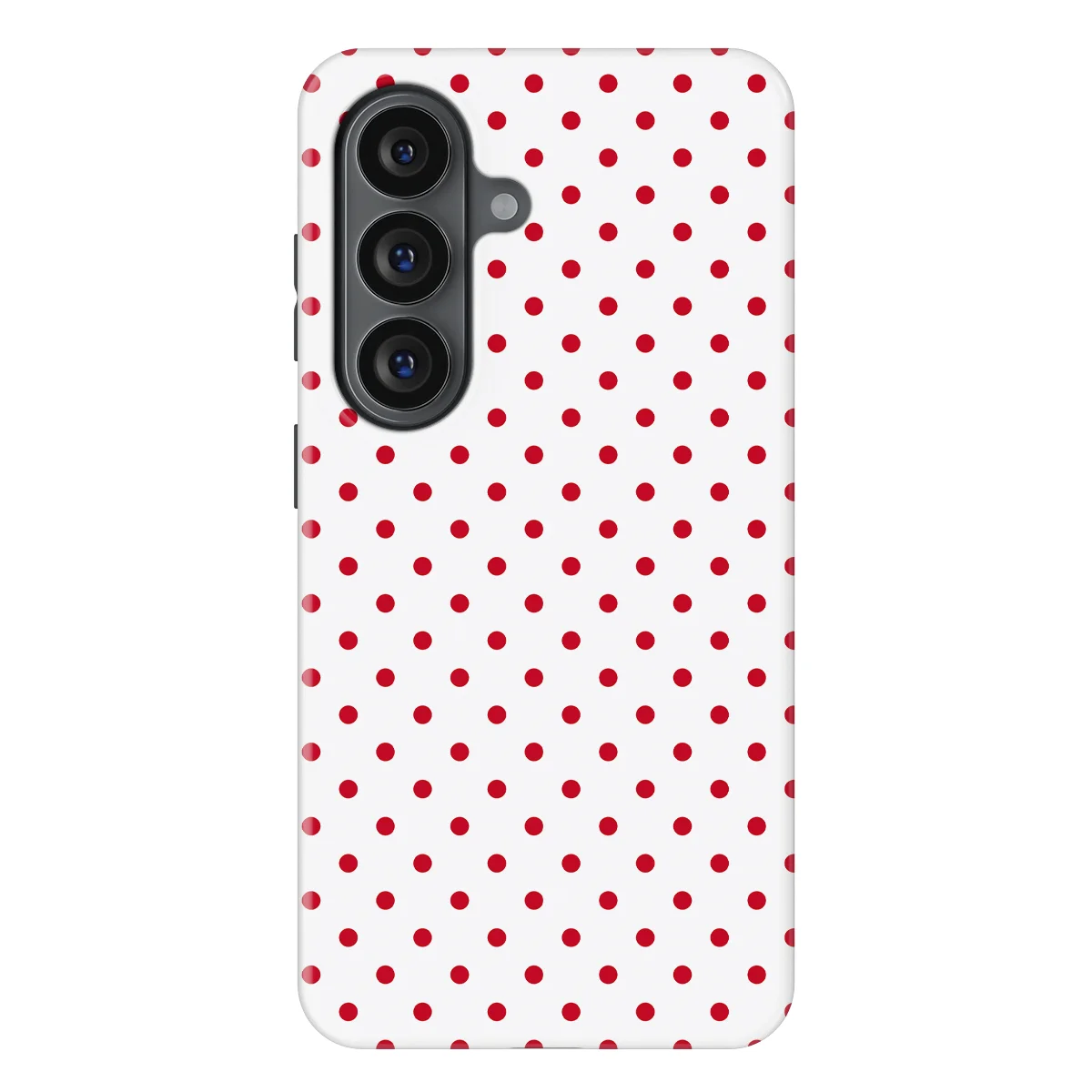 Polka Dots - Cherry Dots - White/Red case for Galaxy S26 - Image 1