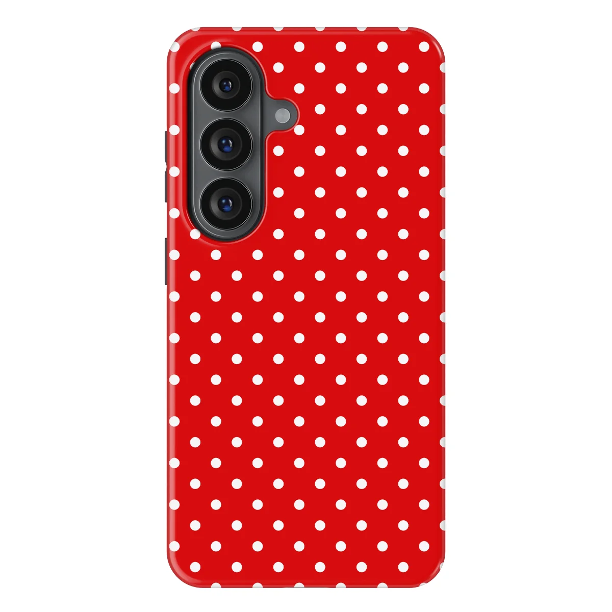 Polka Dots - Classic Red - Red/White case for Galaxy S26 - Image 1