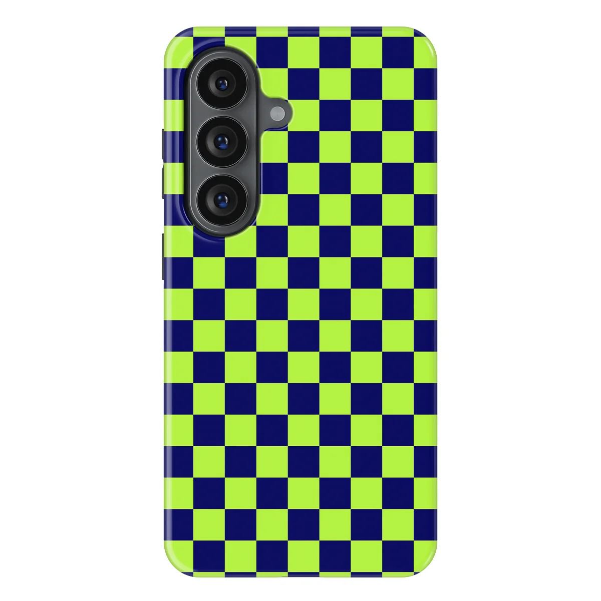Tiny Squares - Acid Grid - Green/Blue/Multicolor case for Galaxy S26 - Image 1