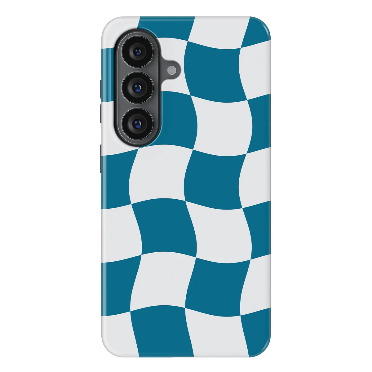 Checkered Warp - Frozen Motion - Blue/White/Multicolor case for Galaxy S26 Ultra - Image 1