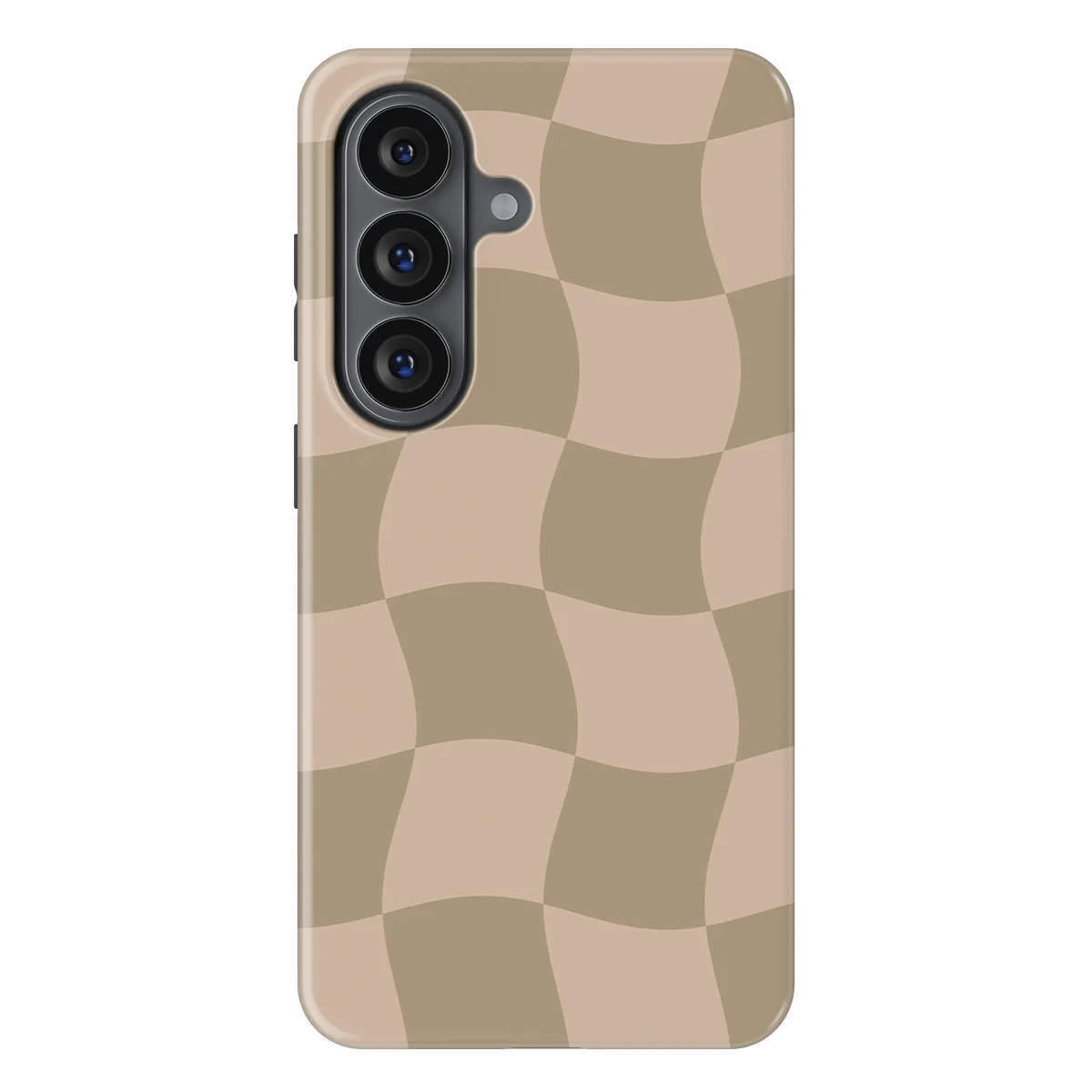 Checkered Warp - Sandwave - Brown/Grey case for Galaxy S26 Ultra - Image 1