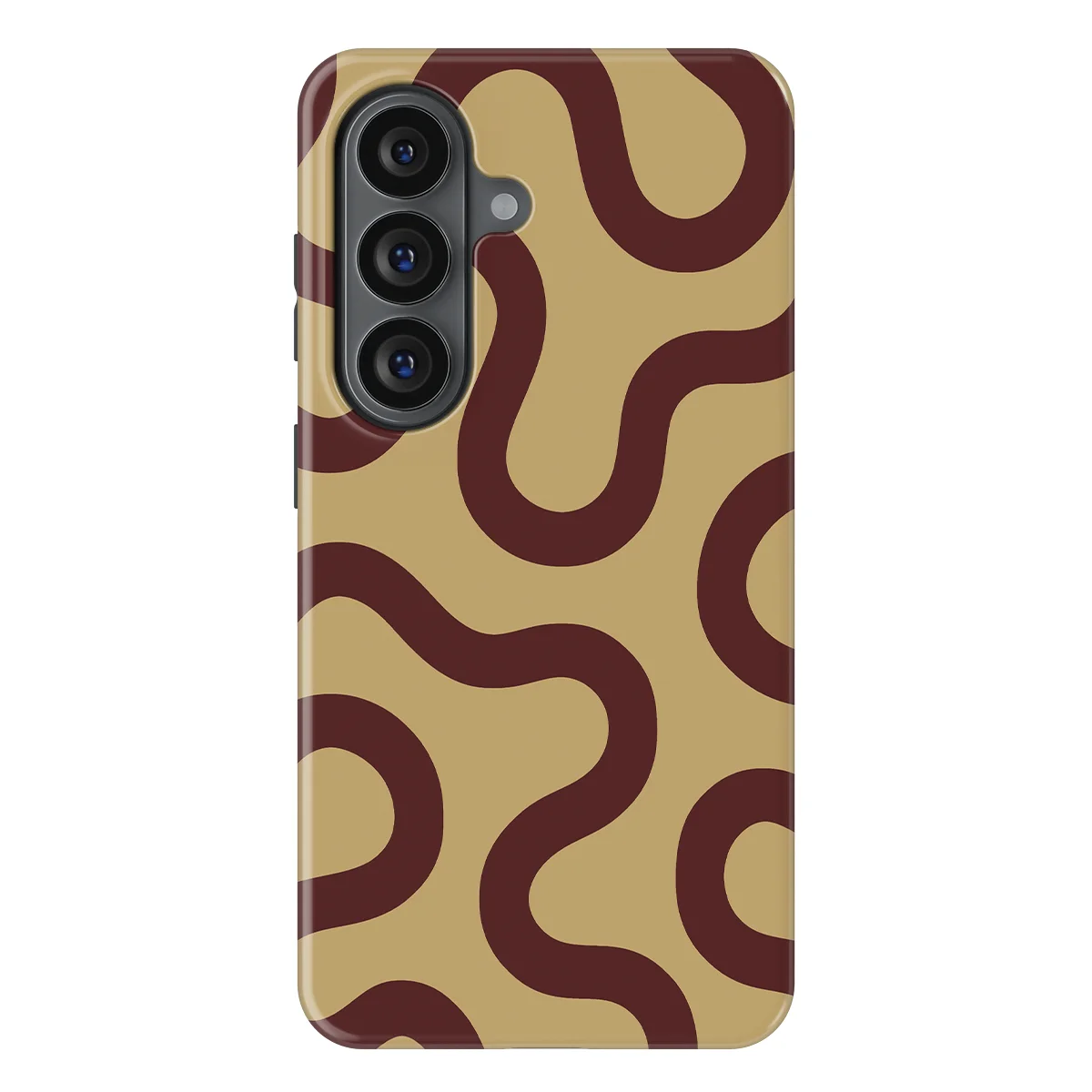 Motion Flow - Cocoa Curve - Beige/Brown case for Galaxy S26 Ultra - Image 1