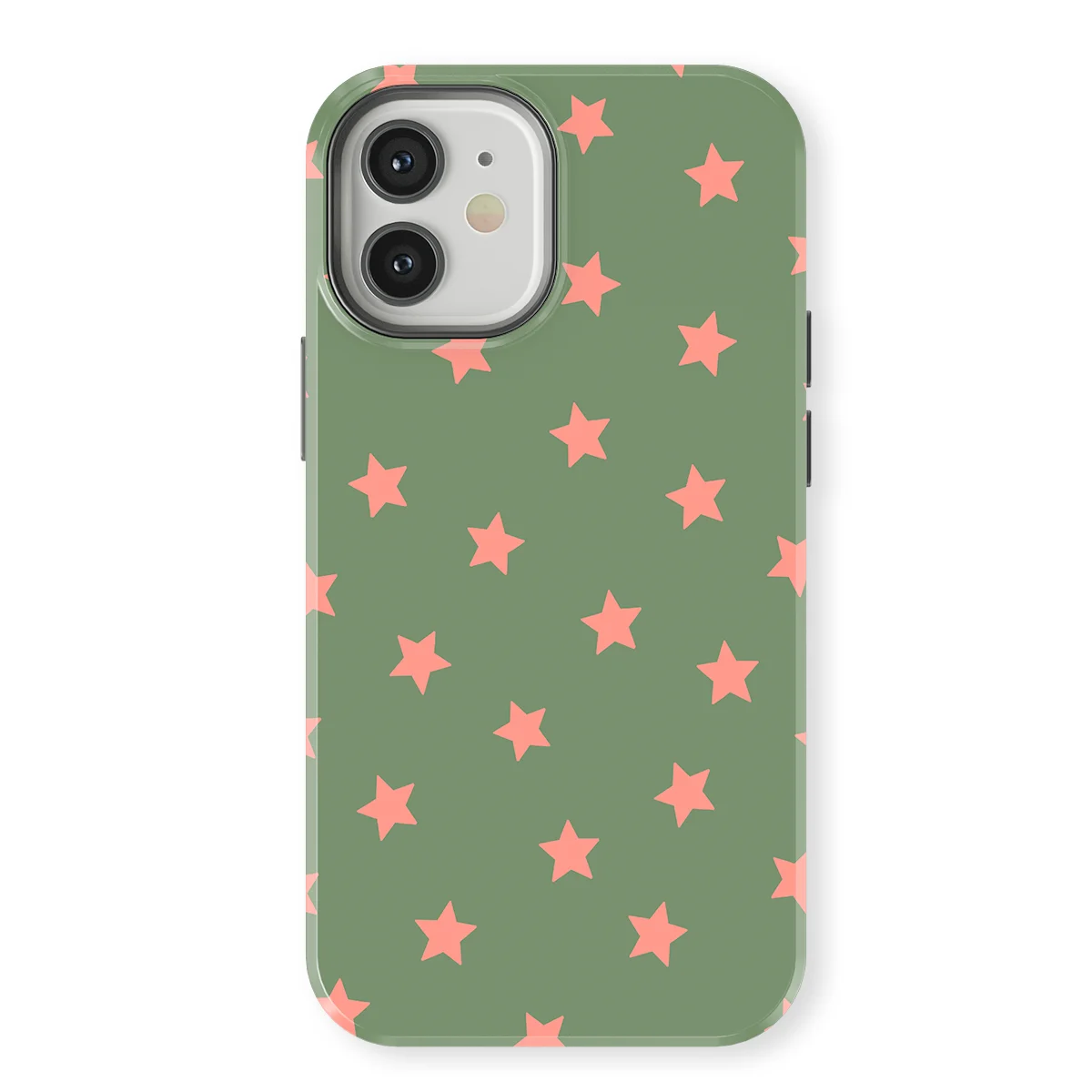 Starline - Pink Moss - Green/Pink/Multicolor case for iPhone 12 - Image 1