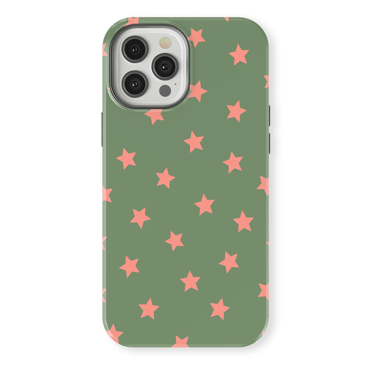 Starline - Pink Moss - Green/Pink/Multicolor case for iPhone 12 Pro Max - Image 1