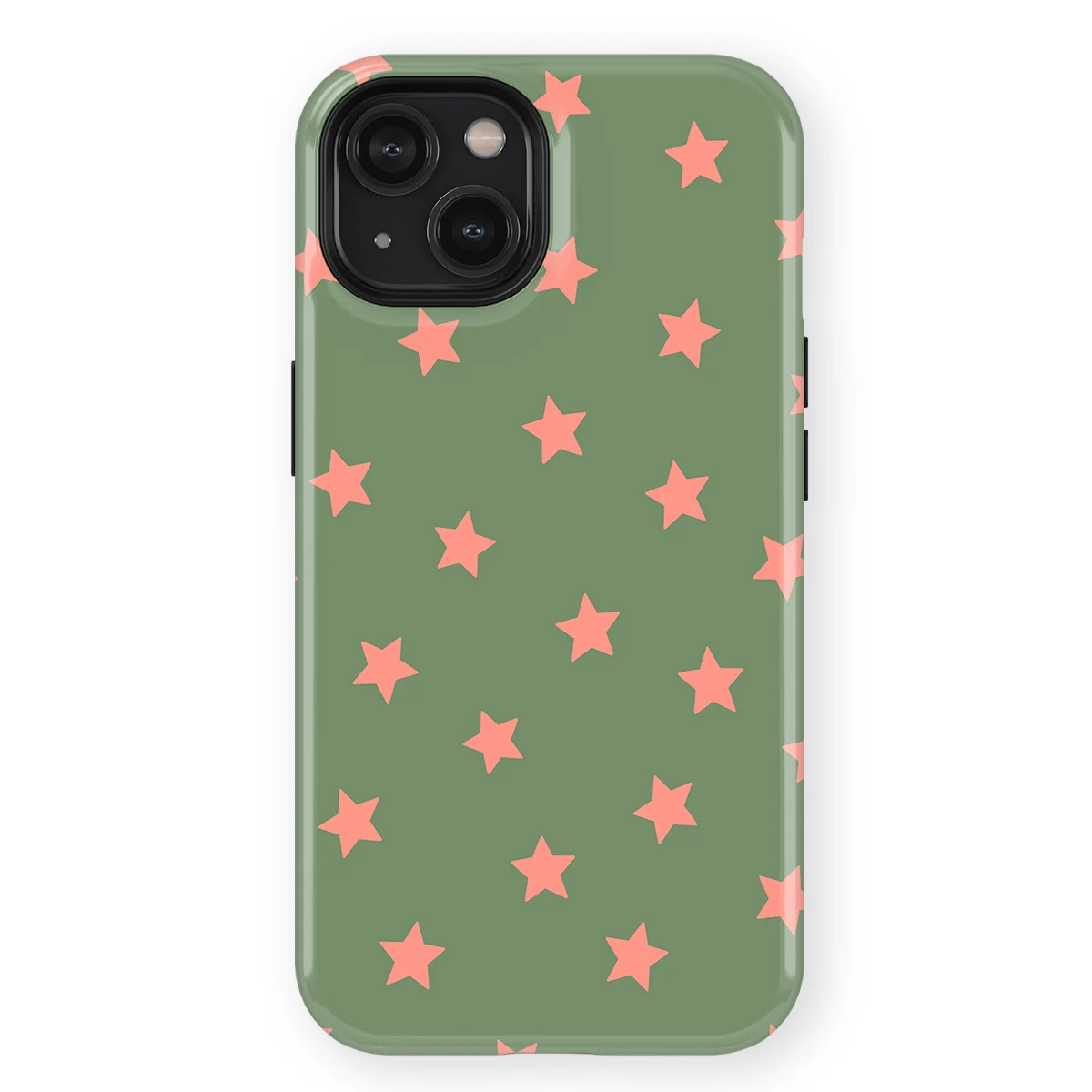 Starline - Pink Moss - Green/Pink/Multicolor case for iPhone 15 - Image 1