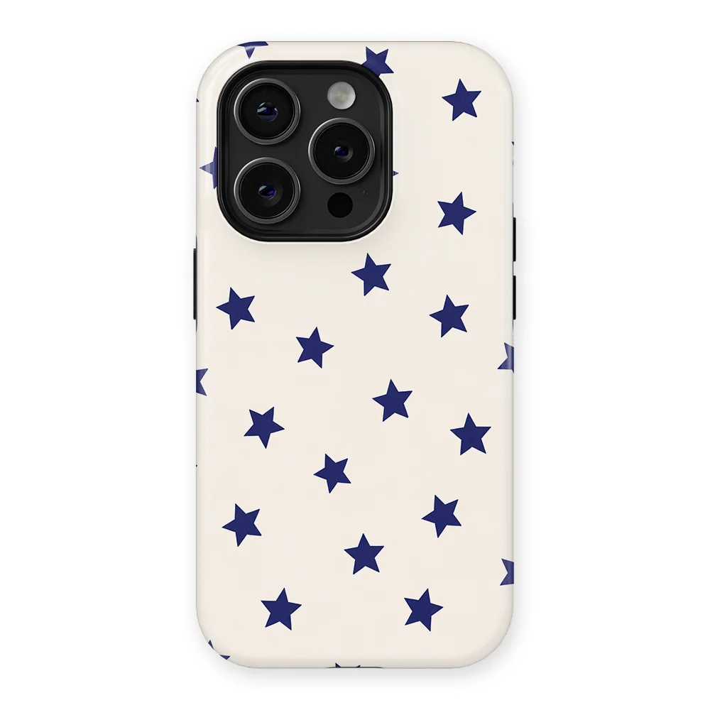 Starline - Classic Navy - White/Blue/Multicolor case for iPhone 15 Pro - Image 1