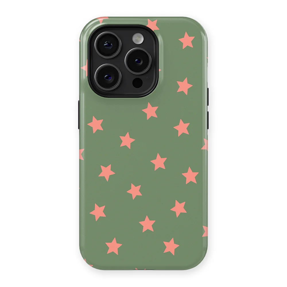 Starline - Pink Moss - Green/Pink/Multicolor for iPhone 15 Pro Max