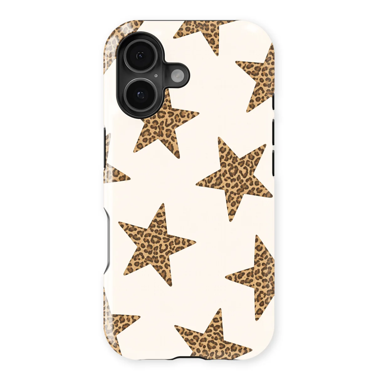 Starline - Leopard Glow - White/Brown/Multicolor case for iPhone 16 - Image 1