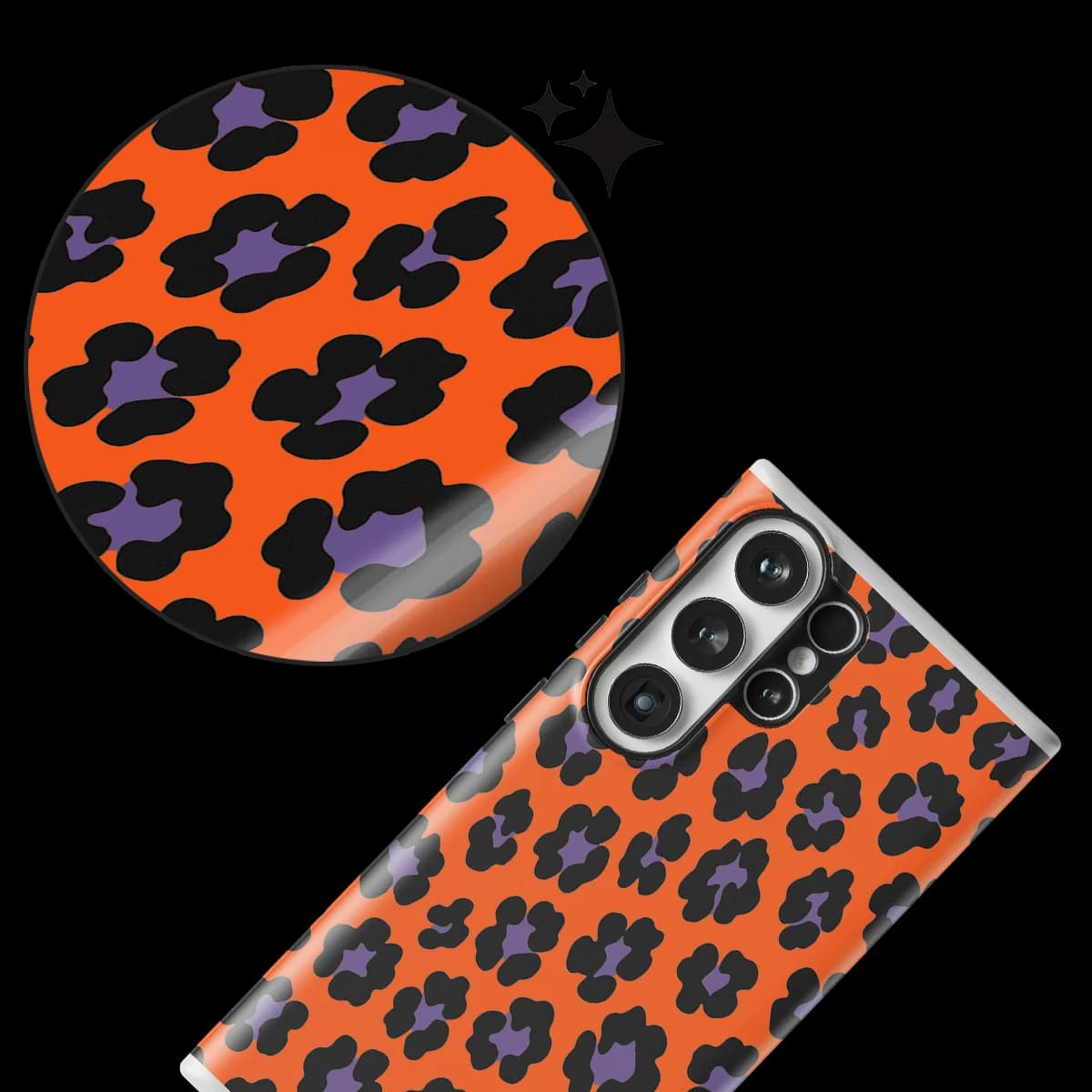 Animals - Bold Bite - Purple/Orange for Galaxy S23 Ultra
