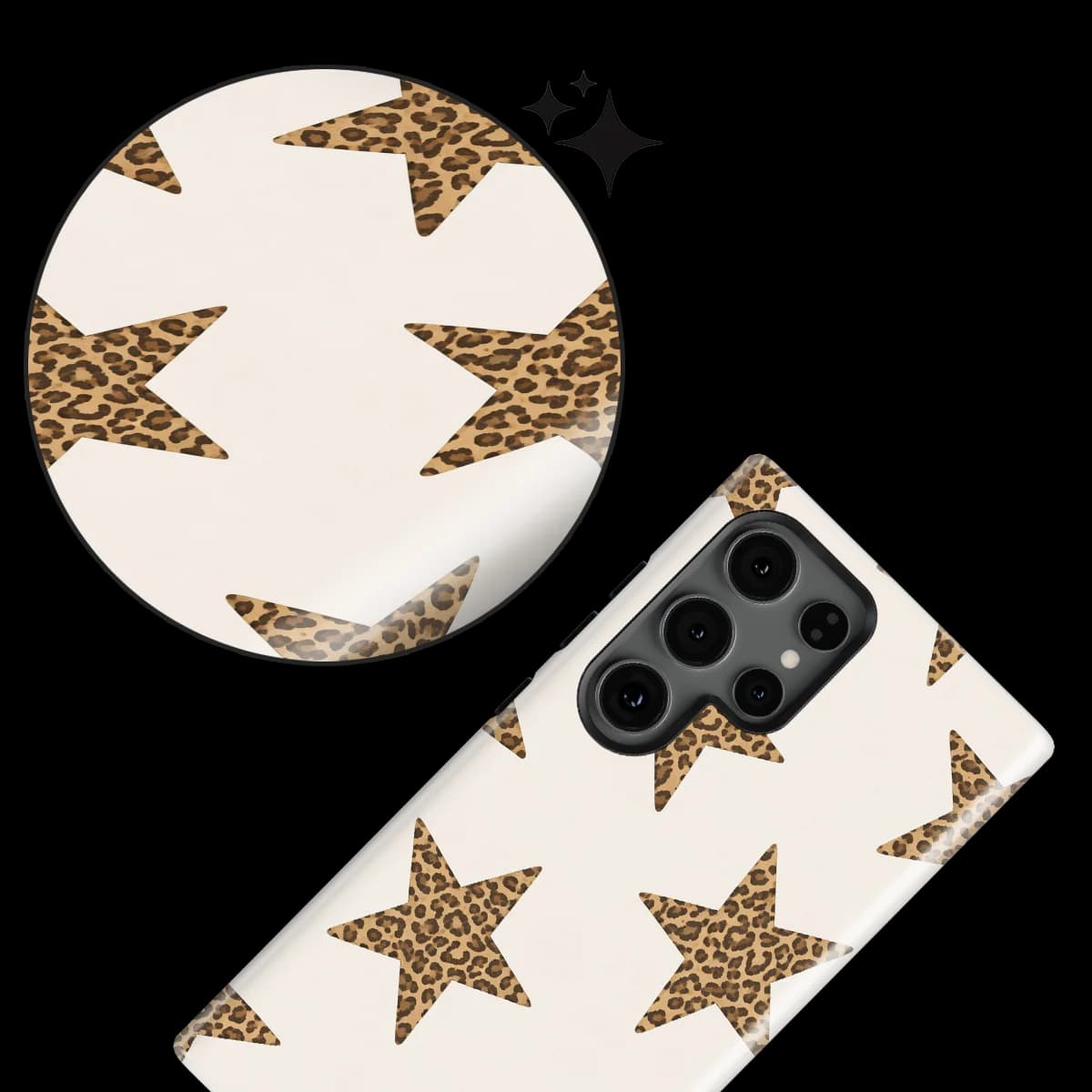 Starline - Leopard Glow - White/Brown/Multicolor for Galaxy S24 Ultra