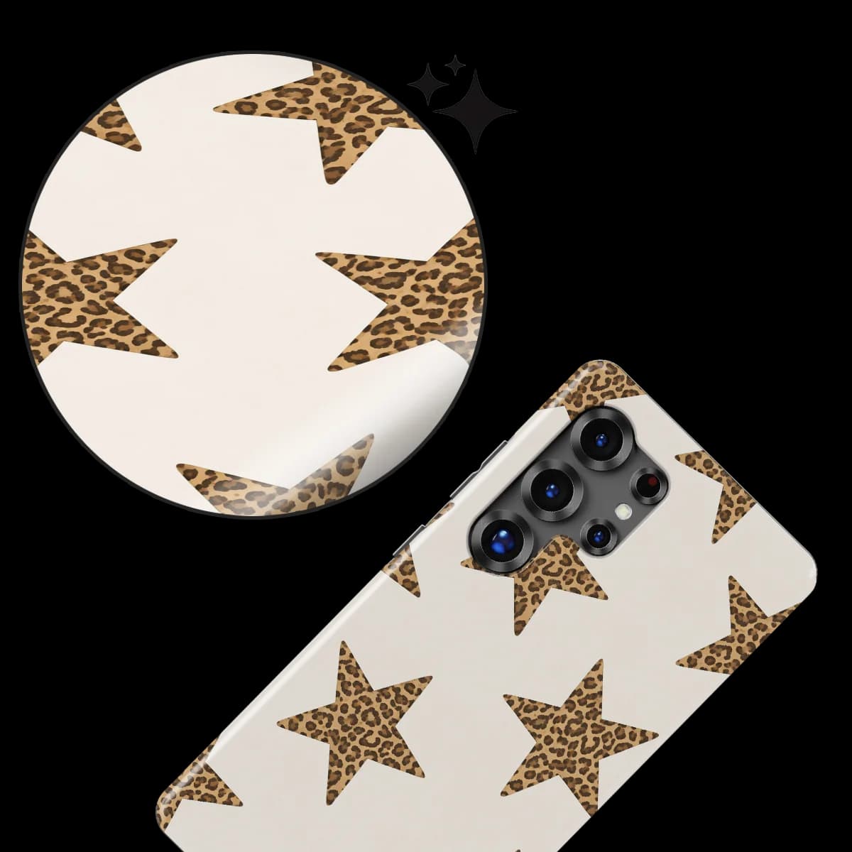 Starline - Leopard Glow - White/Brown/Multicolor for Galaxy S25 Ultra