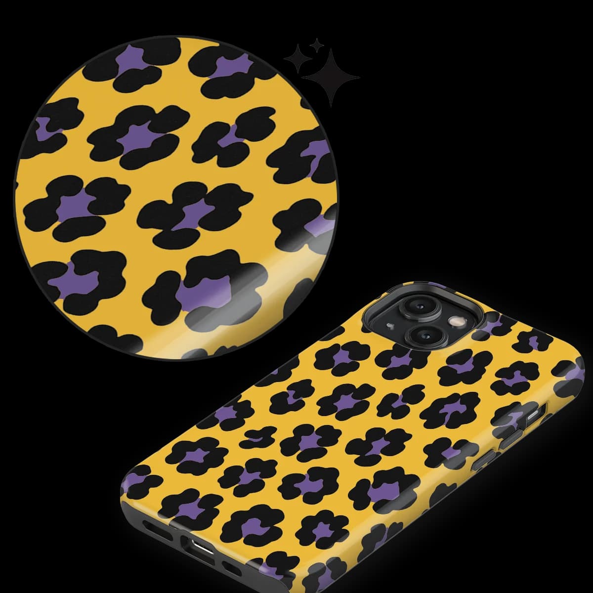 Animals - Wild Electric - Purple/Yellow for iPhone 14