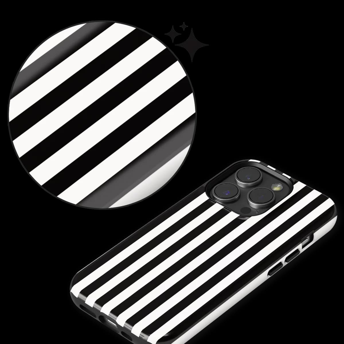 Stripes - Piano Lane - Black/White/Multicolor for iPhone 14 Pro