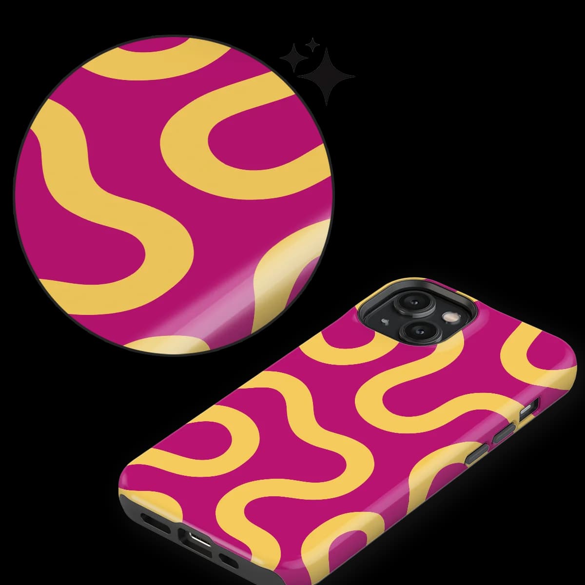 Motion Flow - Candy Current - Pink/Yellow for iPhone 15 Plus