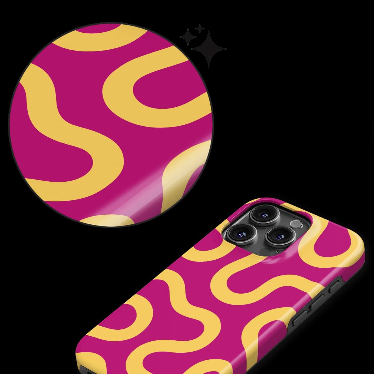 Motion Flow - Candy Current - Pink/Yellow for iPhone 16 Pro