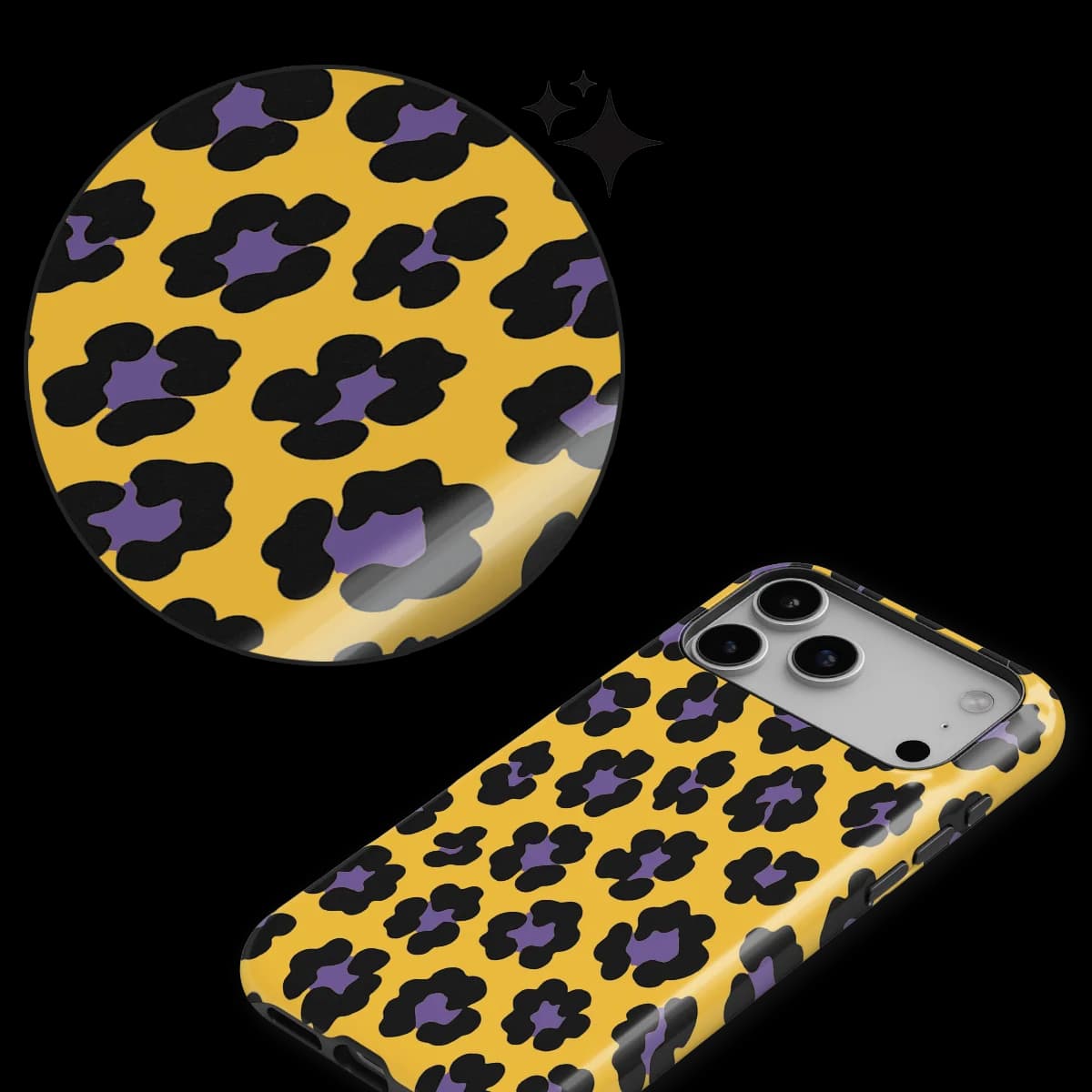 Animals - Wild Electric - Purple/Yellow for iPhone 17 Pro Max