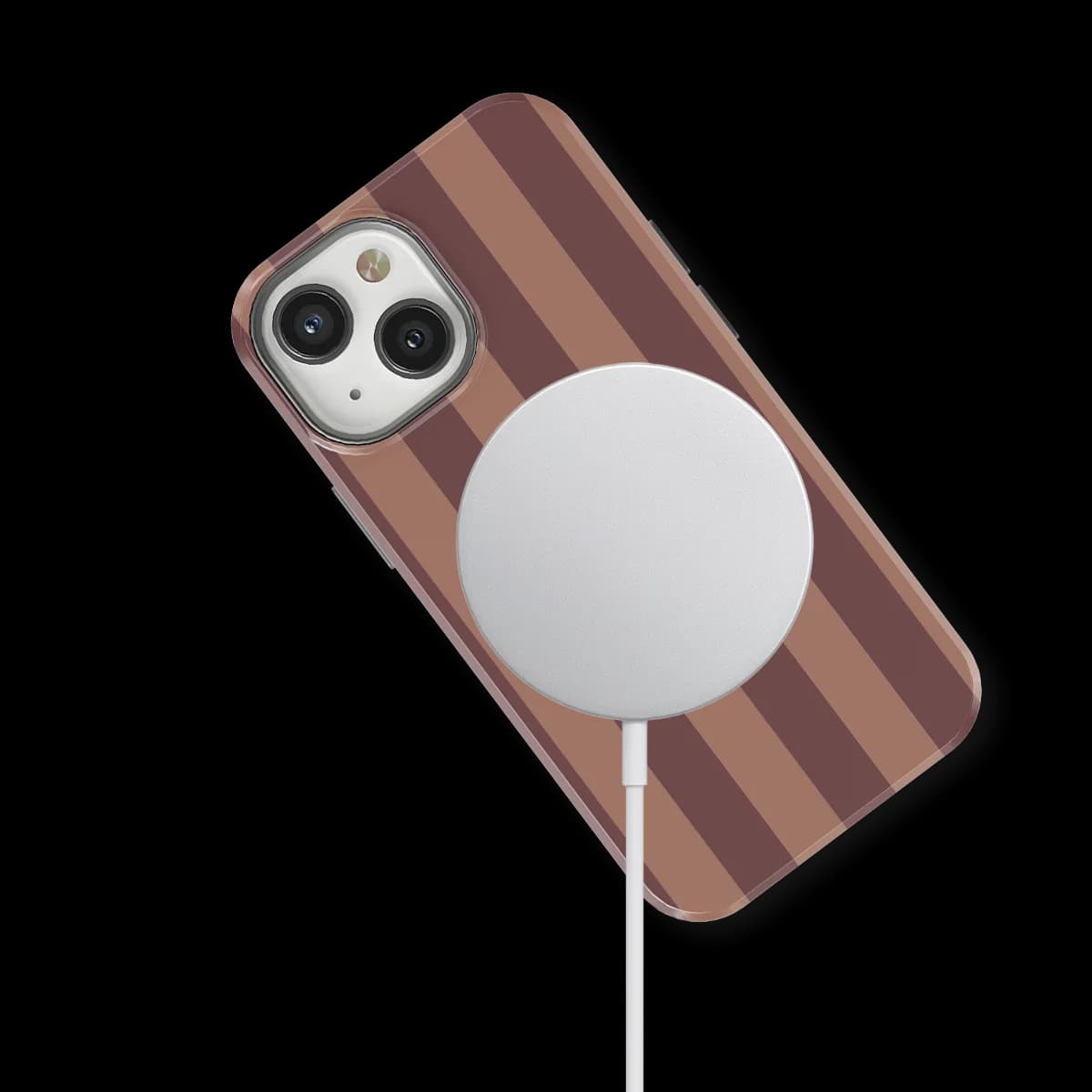 Stripes - Burgundy Rush - Purple/Brown/Multicolor for iPhone 12