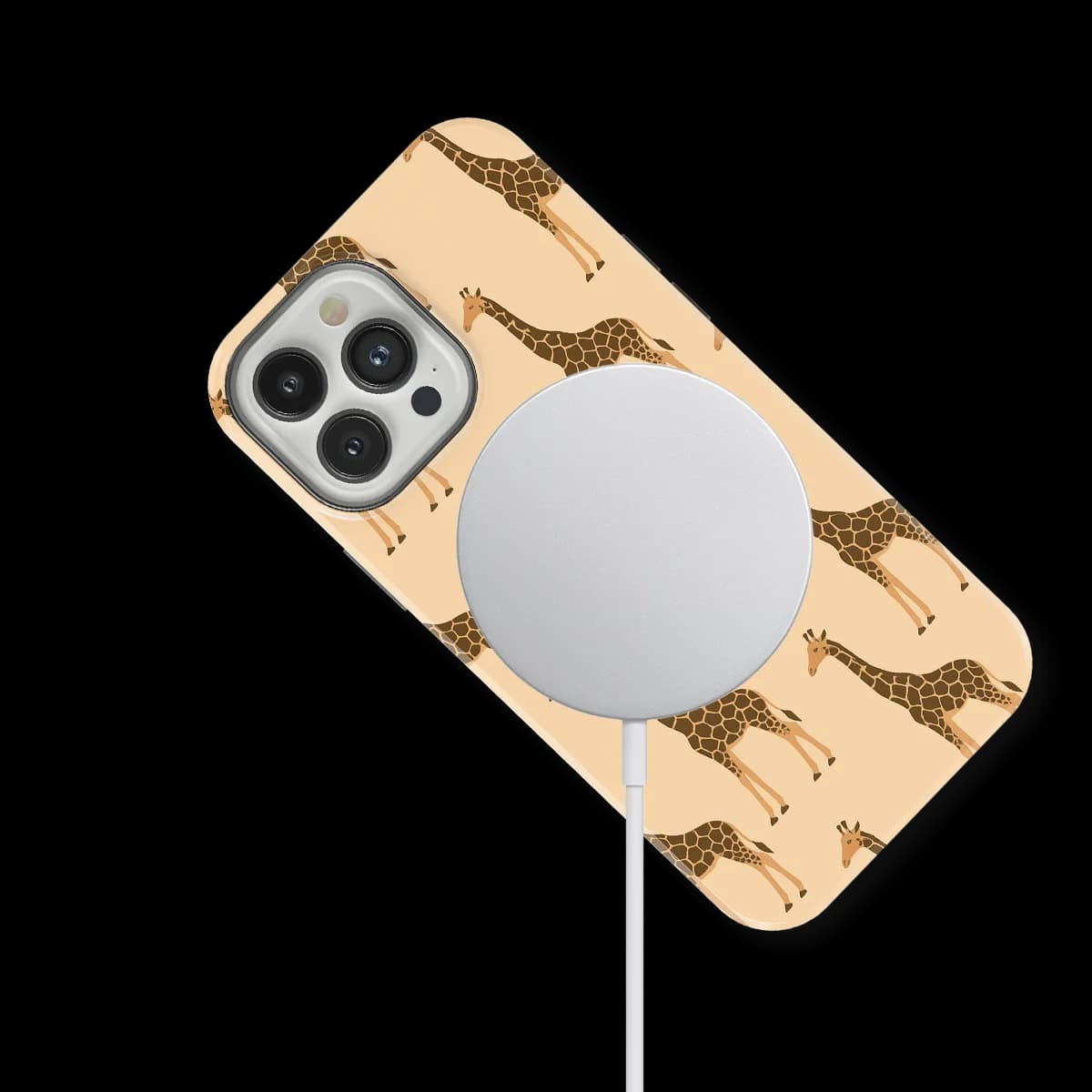 Animals - Giraffe - Beige/Yellow for iPhone 12 Pro