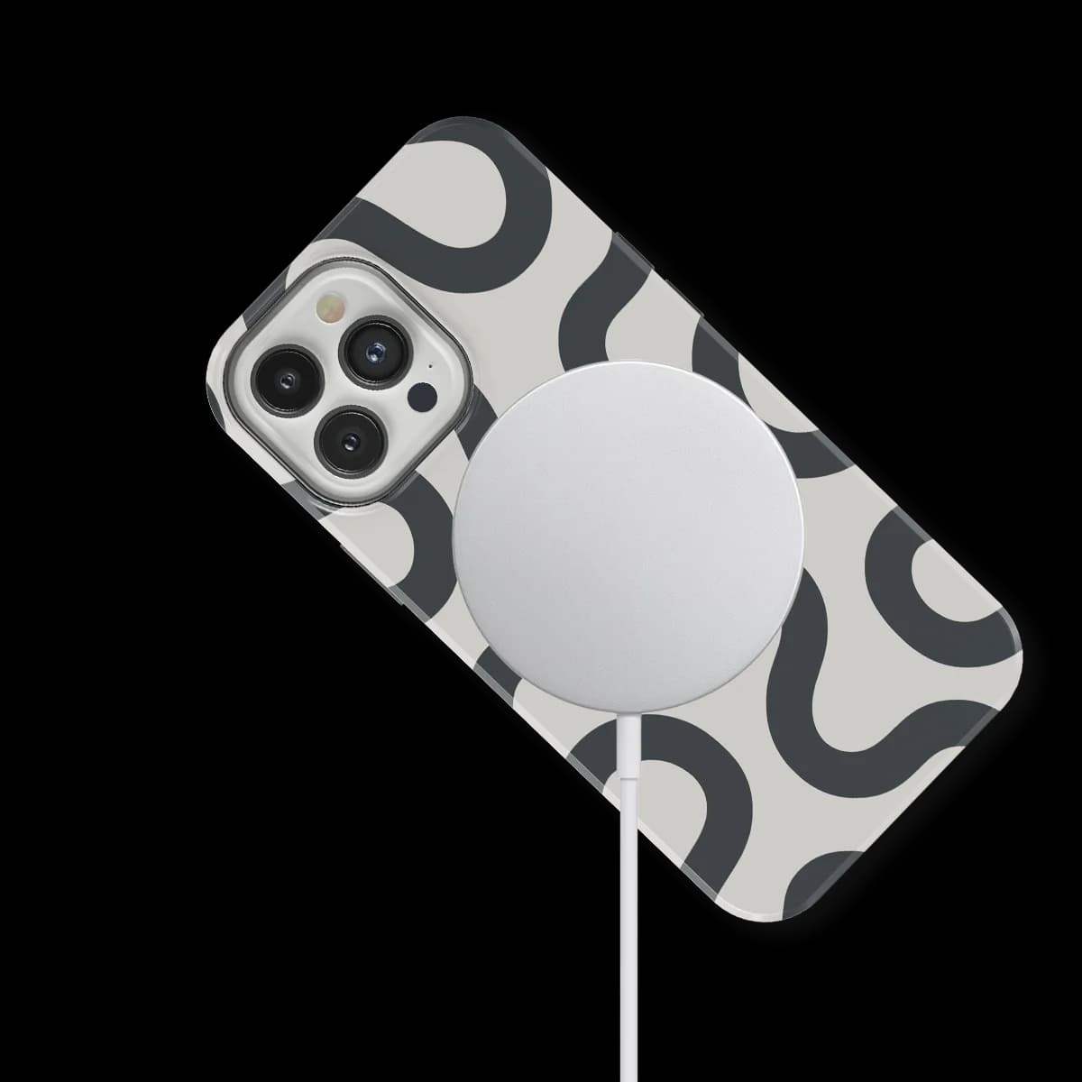 Motion Flow - Graphite Glide - White/Grey for iPhone 12 Pro