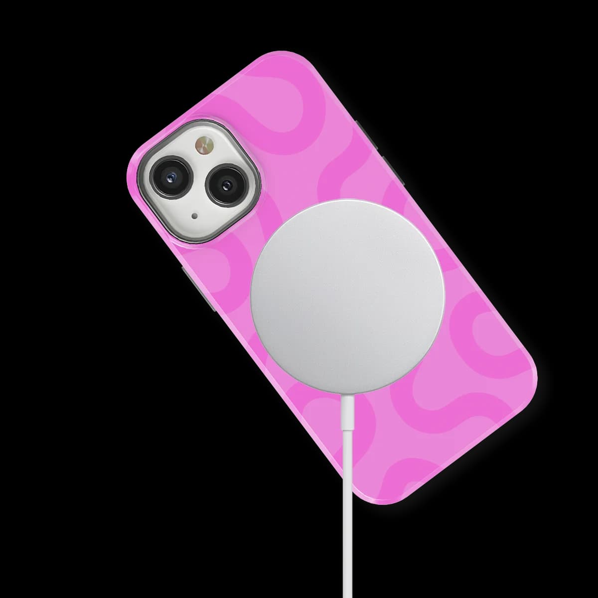 Motion Flow - Bubble Waves - Pink for iPhone 13