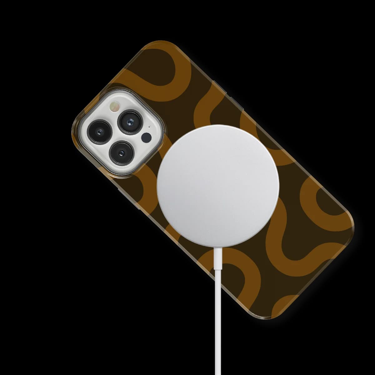 Motion Flow - Fluid Roots - Brown/Orange for iPhone 13 Pro