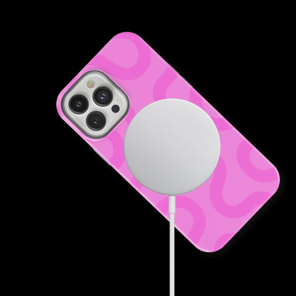 Motion Flow - Bubble Waves - Pink for iPhone 13 Pro Max