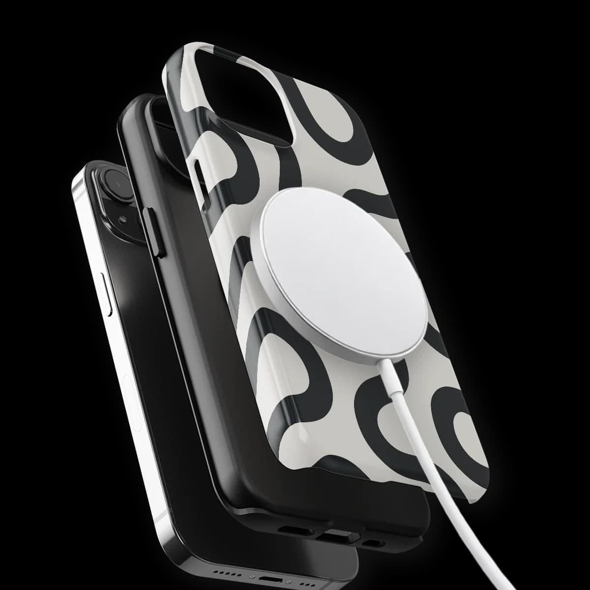 Motion Flow - Graphite Glide - White/Grey for iPhone 14 Plus