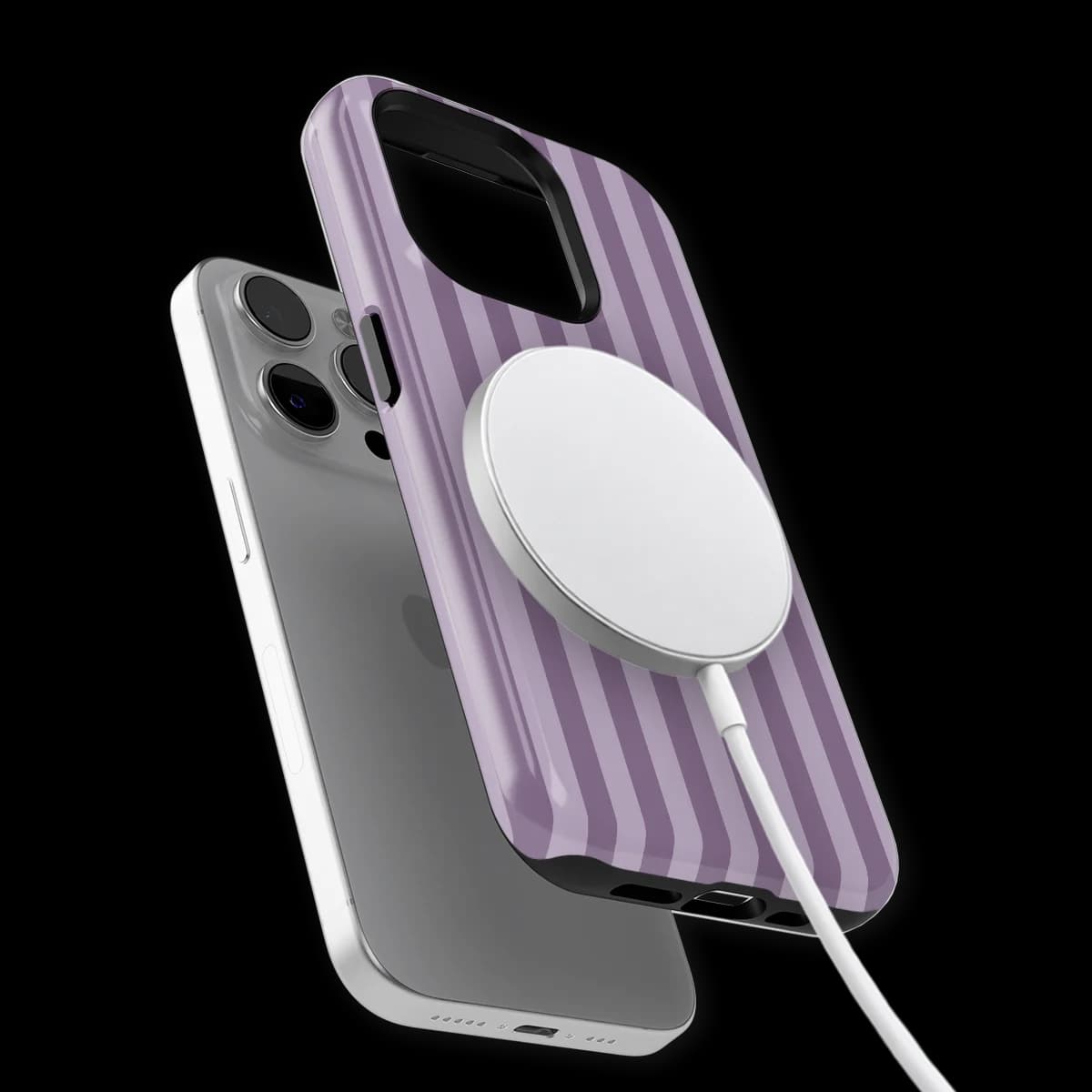 Stripes - Lavender Beam - Purple for iPhone 14 Pro