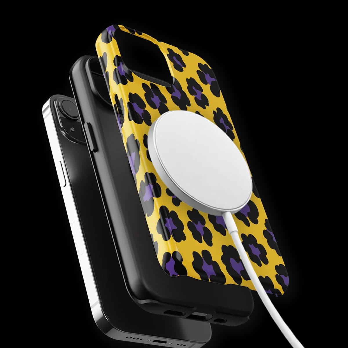 Animals - Wild Electric - Purple/Yellow for iPhone 15