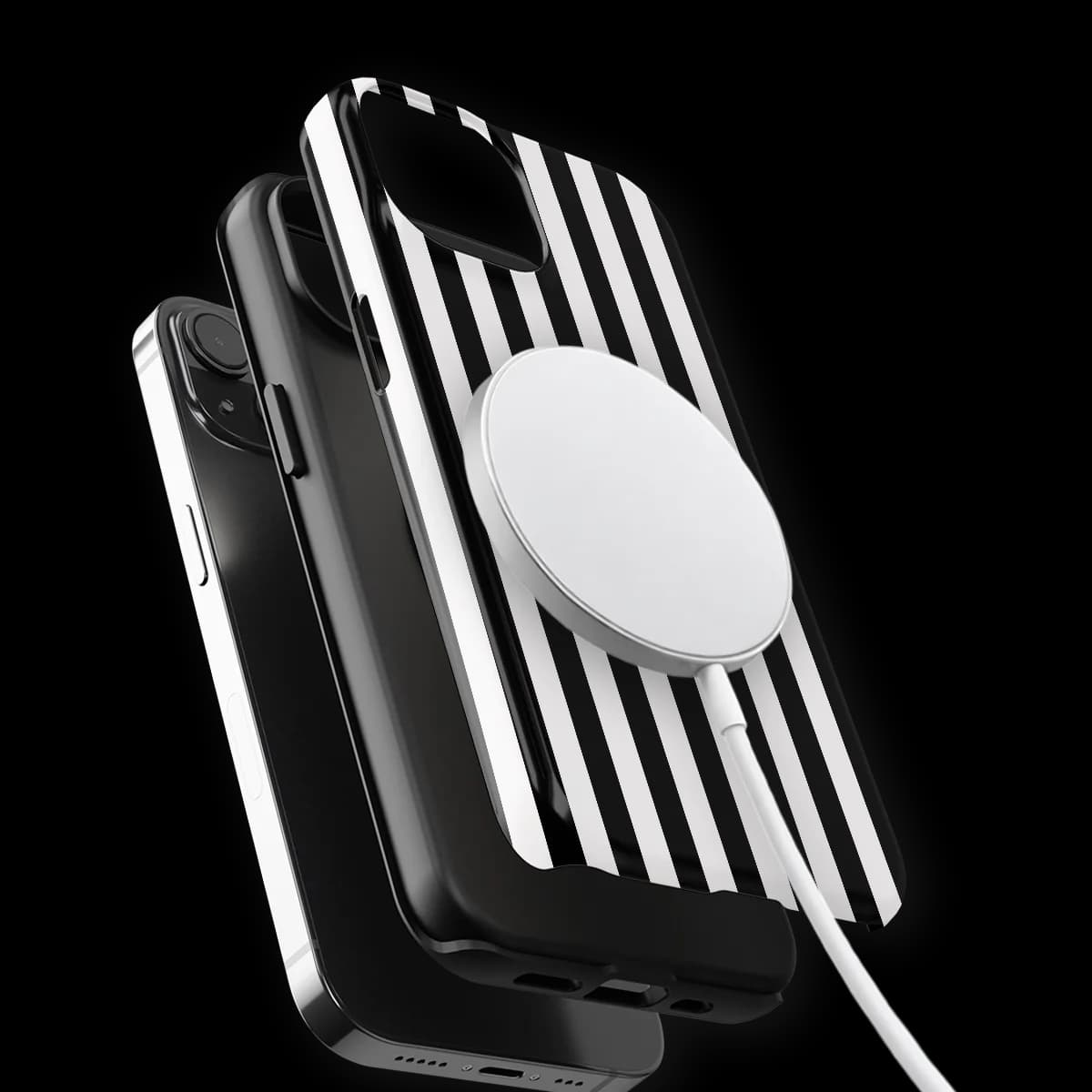 Stripes - Piano Lane - Black/White/Multicolor for iPhone 15 Plus